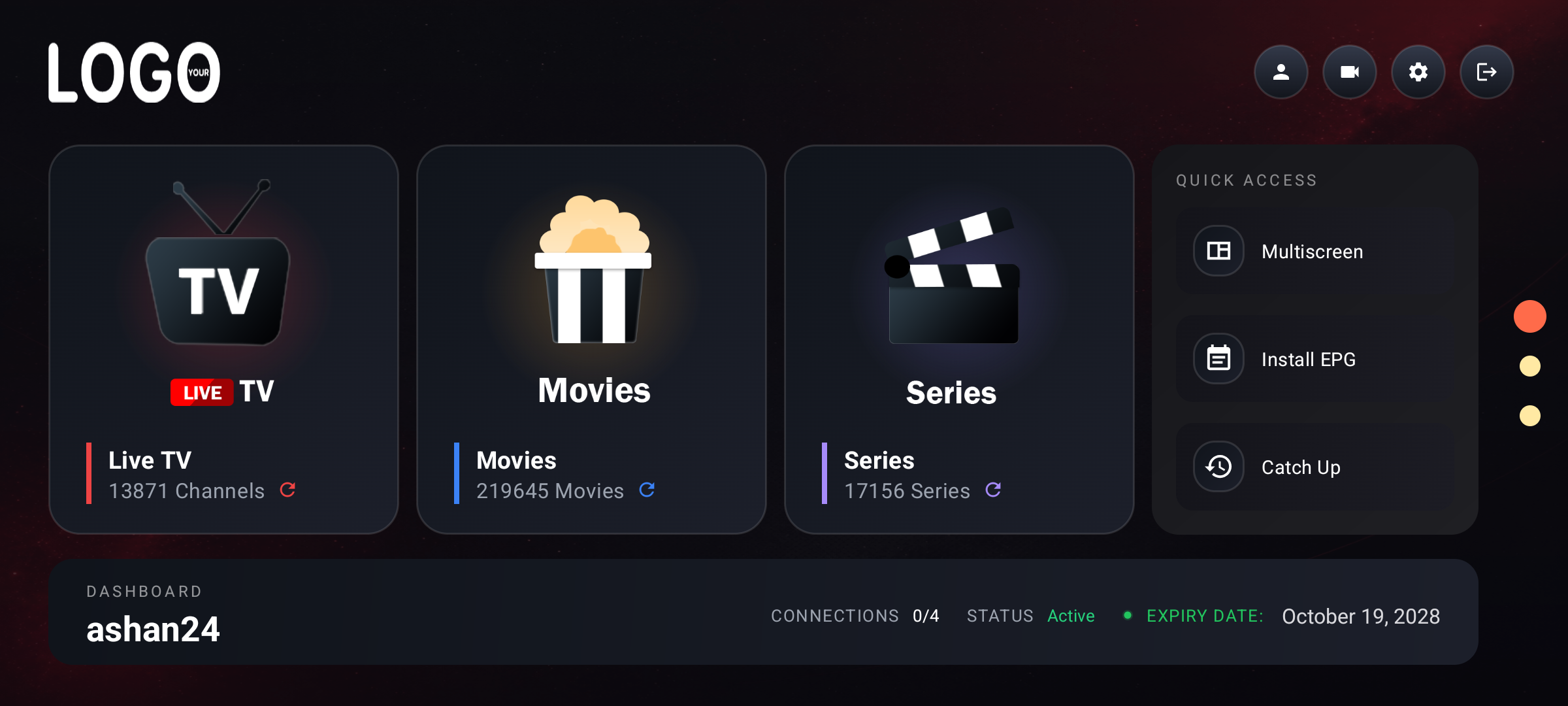 Xtream-Masters IPTV Player